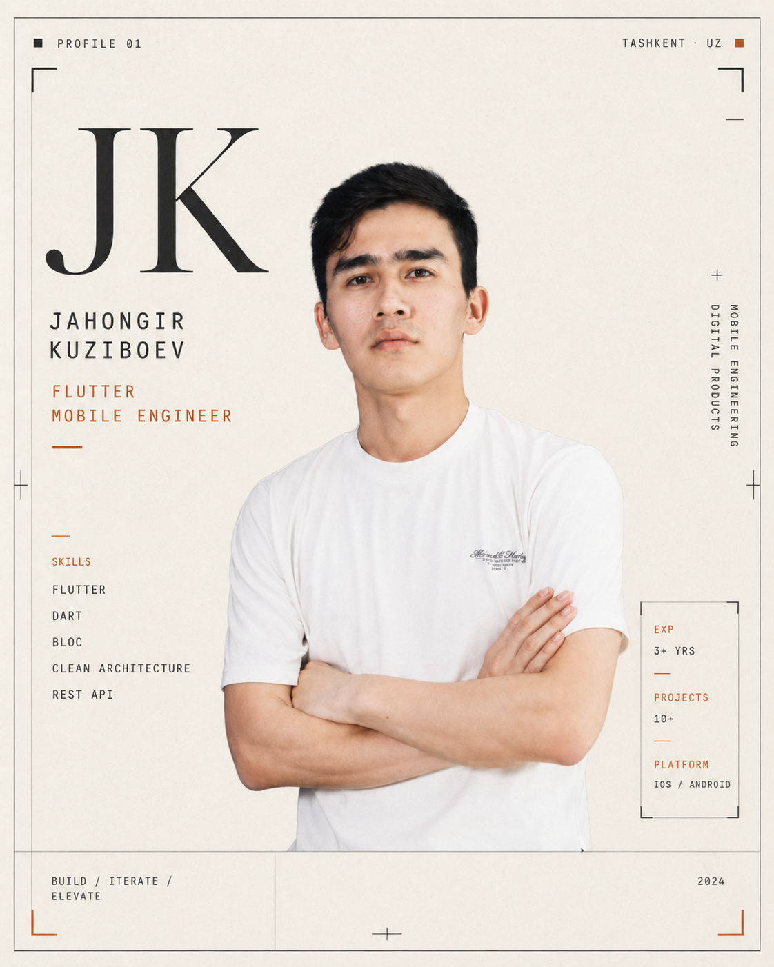 Jahongir Qo'ziboyev (Jayson Khan) — Kim u? · AI · Mobil · Full-stack · Toshkent
