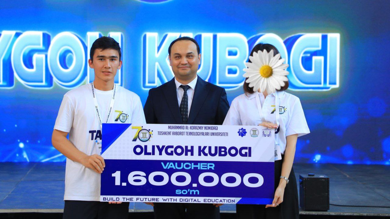 TATU ning 70 yillik yubeleyida "Kelajak texnologiyalari" tanlovida g'oliblik!!!